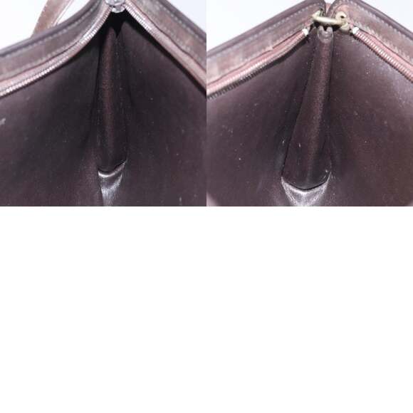 DIOR Trotter Canvas Shoulder Bag Brown Gold - Picture 12 of 12